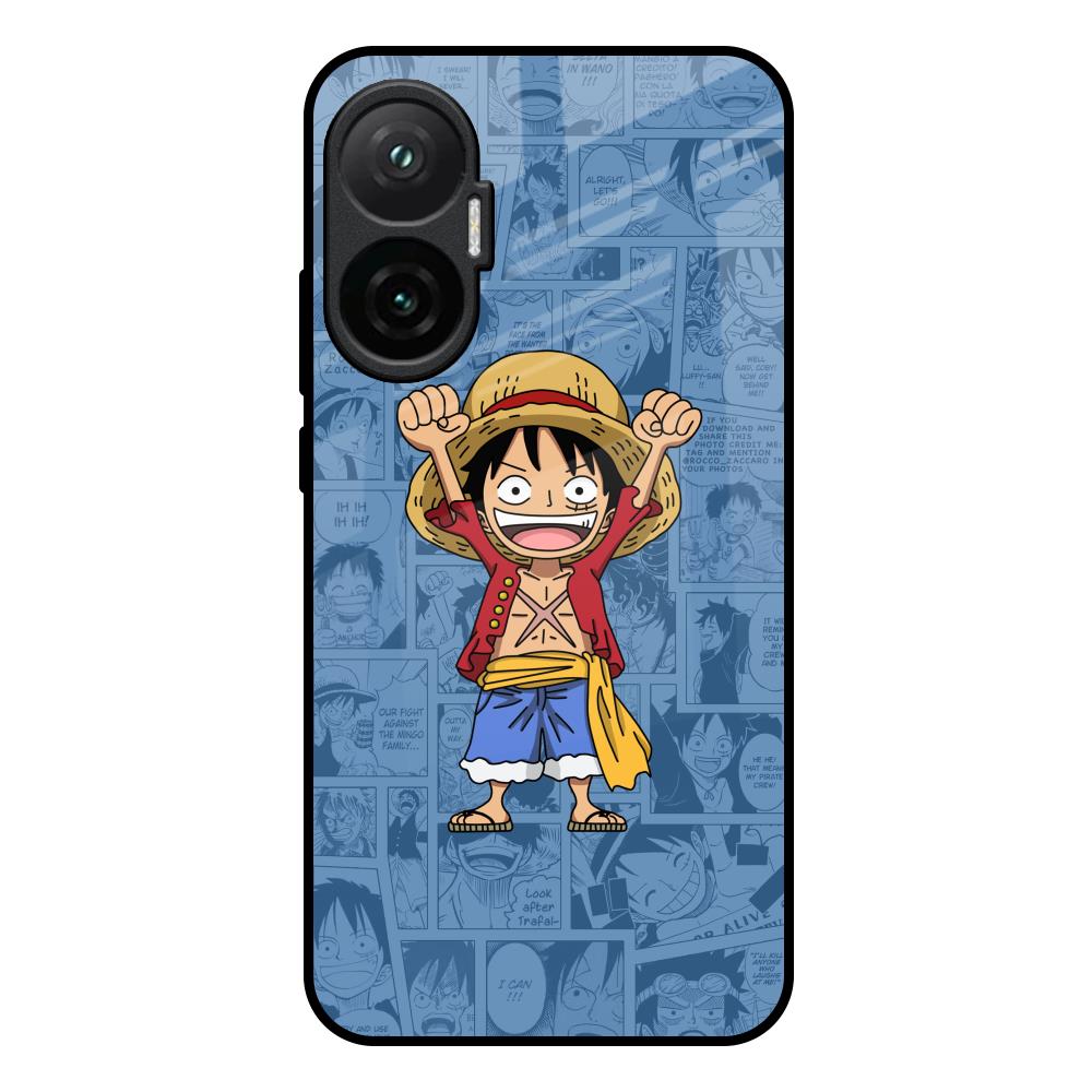 Chubby Anime Poco F7 5G Glass Back Cover Online