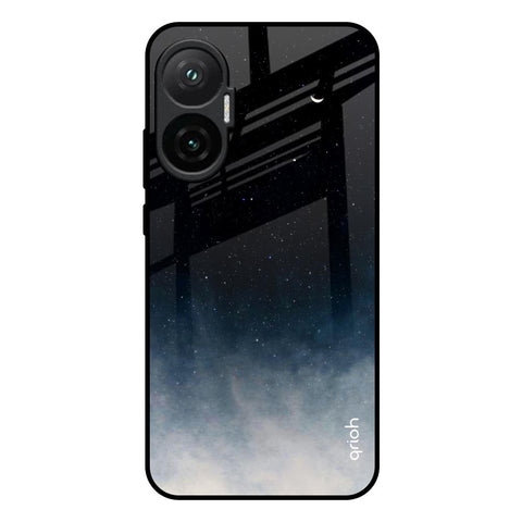 Black Aura Poco F7 5G Glass Back Cover Online