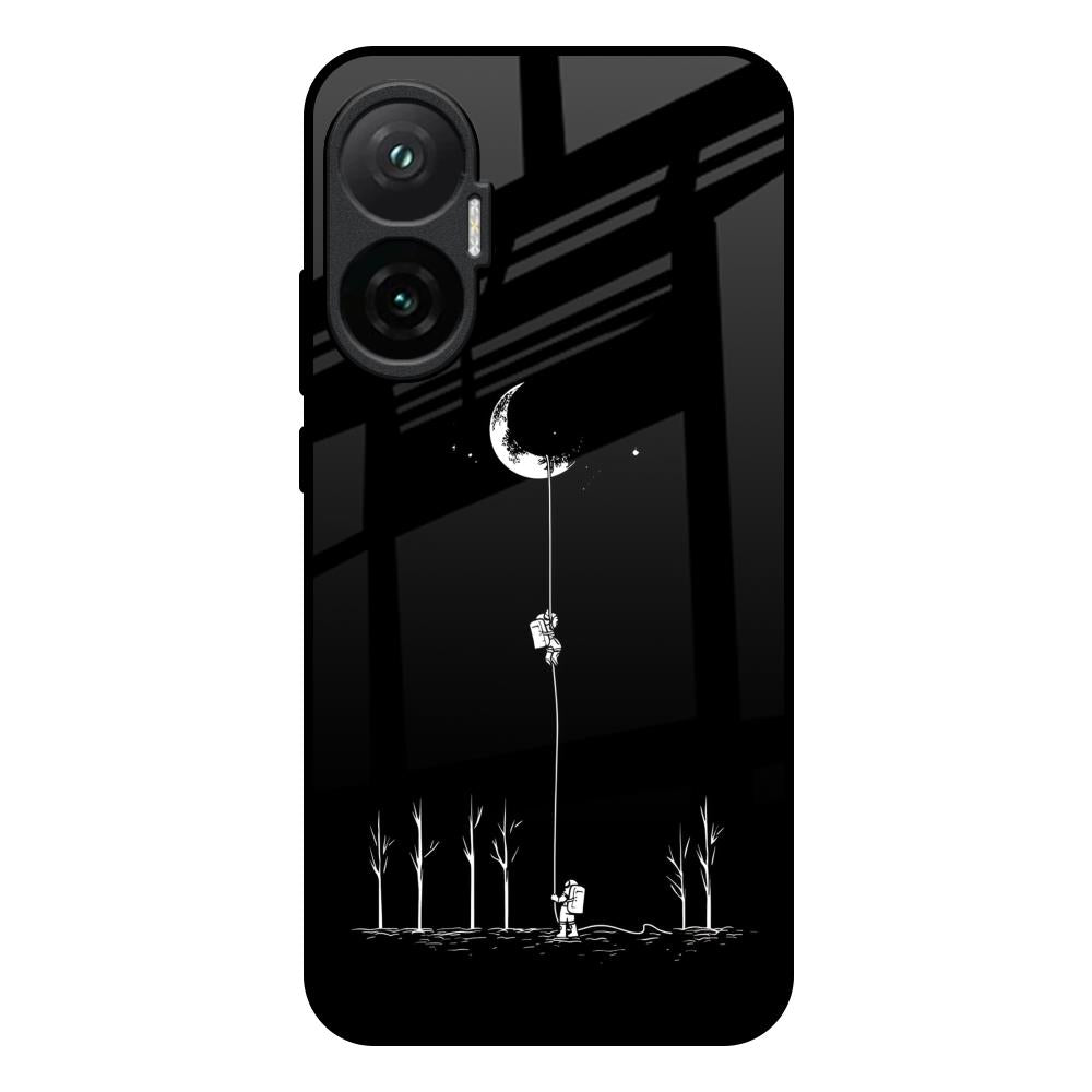 Catch the Moon Poco F7 5G Glass Back Cover Online