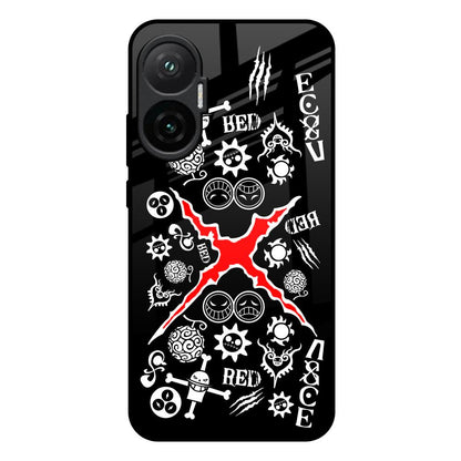 Red Zone Poco F7 5G Glass Back Cover Online