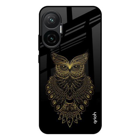 Golden Owl Poco F7 5G Glass Back Cover Online