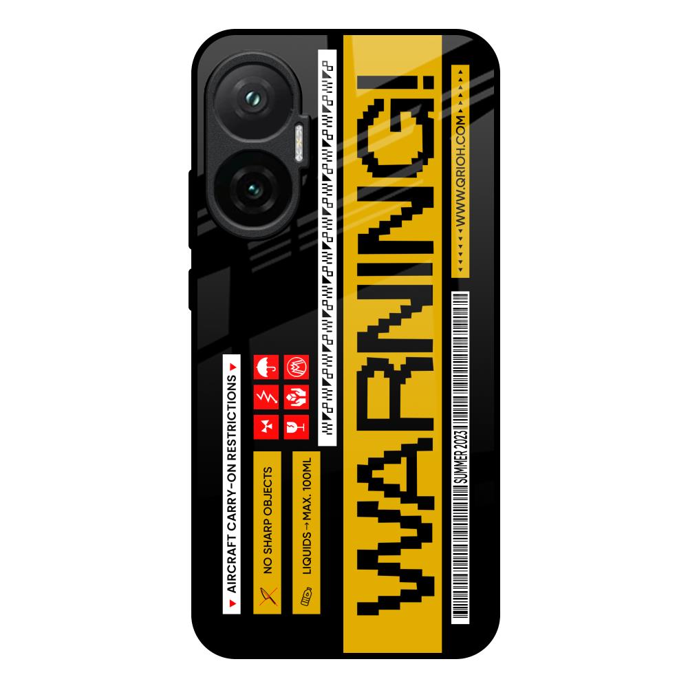 Aircraft Warning Poco F7 5G Glass Back Cover Online