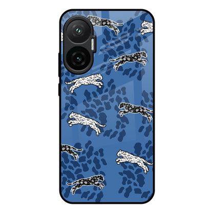 Blue Cheetah Poco F7 5G Glass Back Cover Online