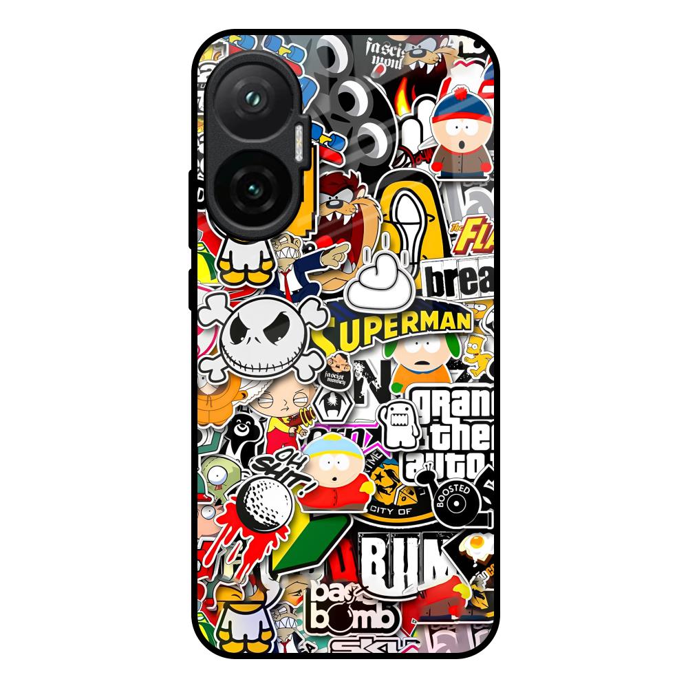 Boosted Poco F7 5G Glass Back Cover Online