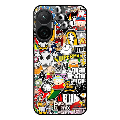Boosted Poco F7 5G Glass Back Cover Online