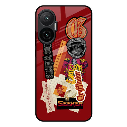 Gryffindor Poco F7 5G Glass Back Cover Online