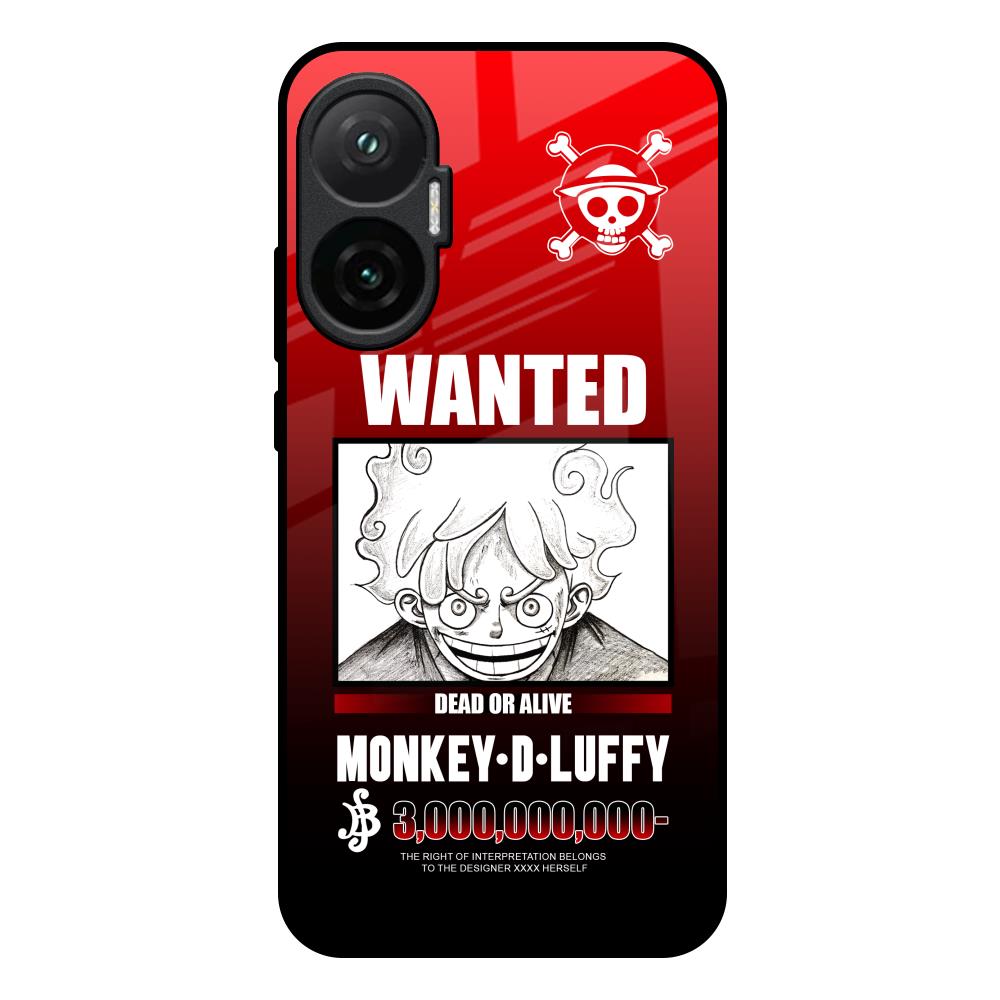 Luffy Wanted Poco F7 5G Glass Back Cover Online