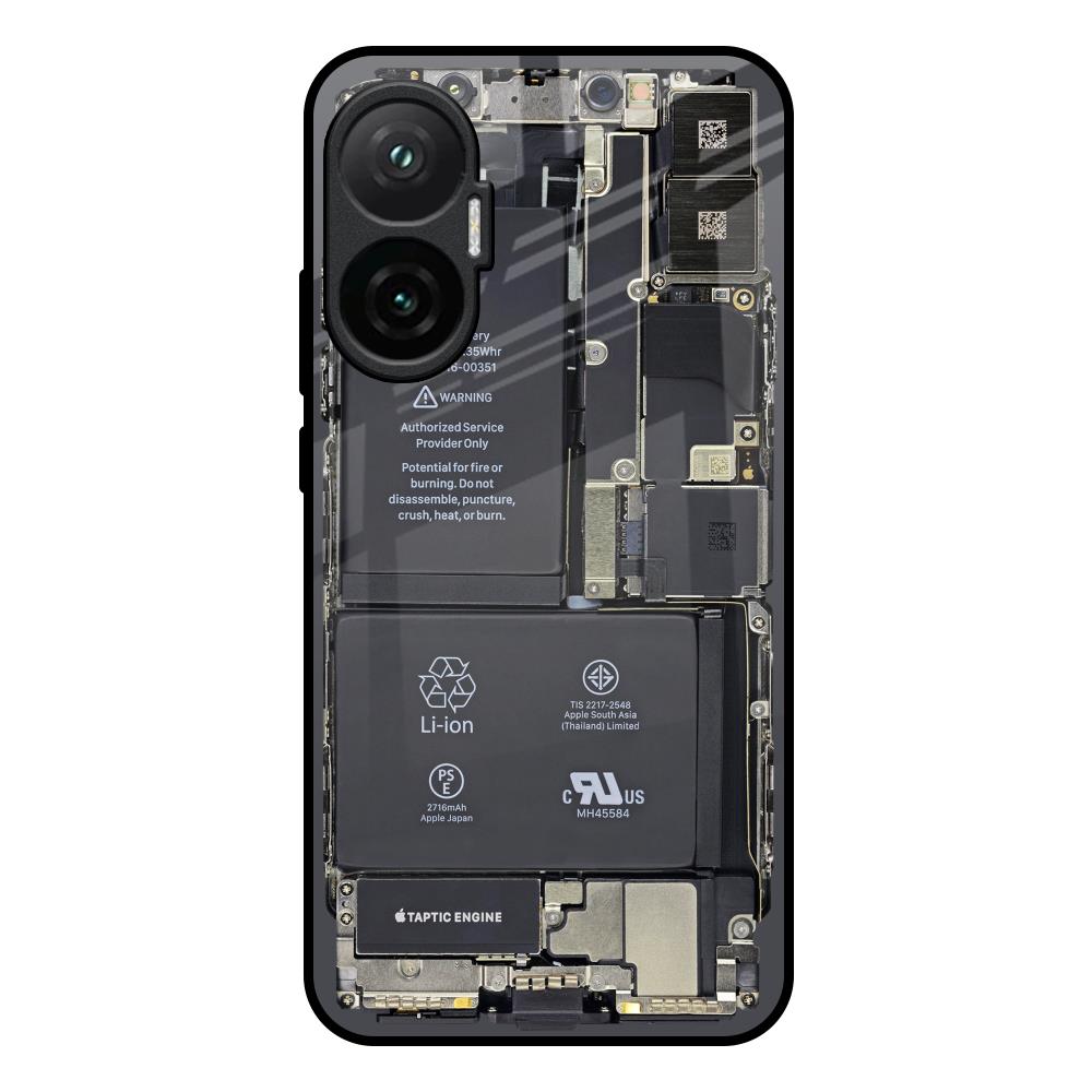 Skeleton Inside Poco F7 5G Glass Back Cover Online
