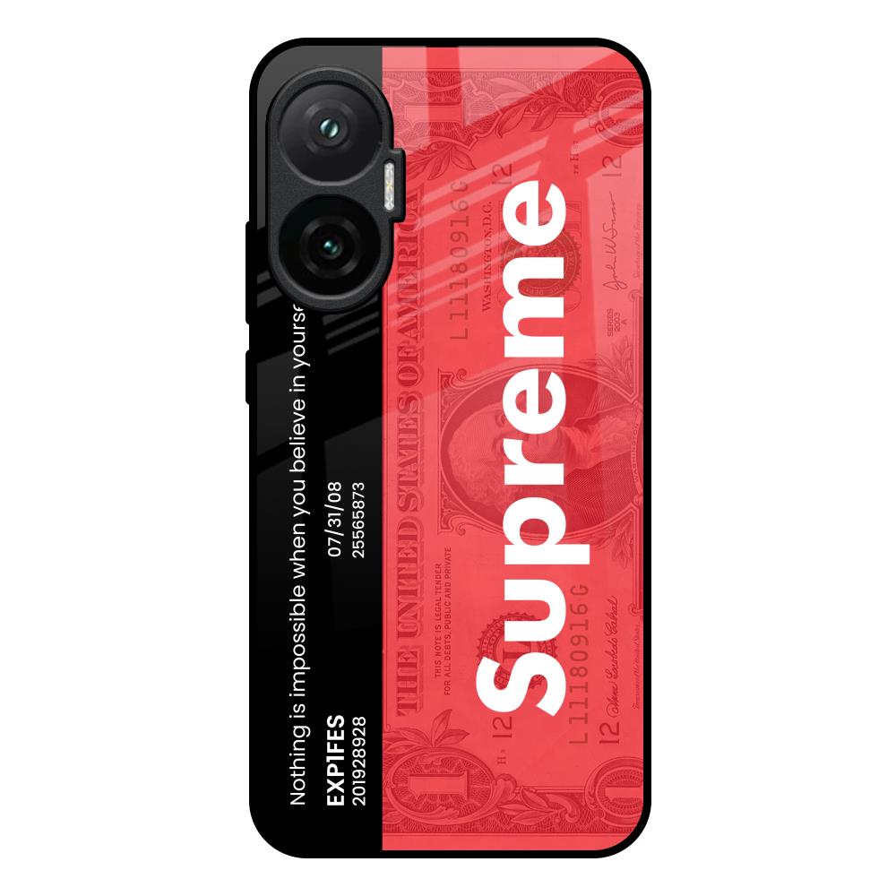 Supreme Ticket Poco F7 5G Glass Back Cover Online