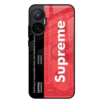 Supreme Ticket Poco F7 5G Glass Back Cover Online