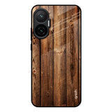 Timber Printed Poco F7 5G Glass Back Cover Online