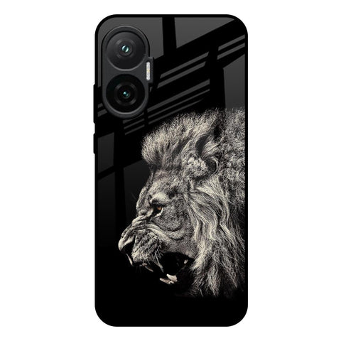 Brave Lion Poco F7 5G Glass Back Cover Online