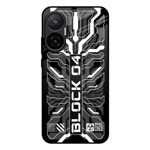 Monochrome Magic Poco F7 5G Glass Back Cover Online