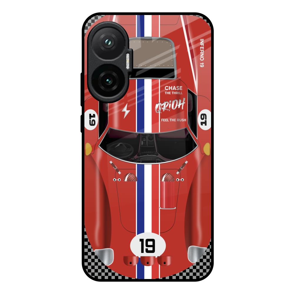 Racing Vintage Poco F7 5G Glass Back Cover Online