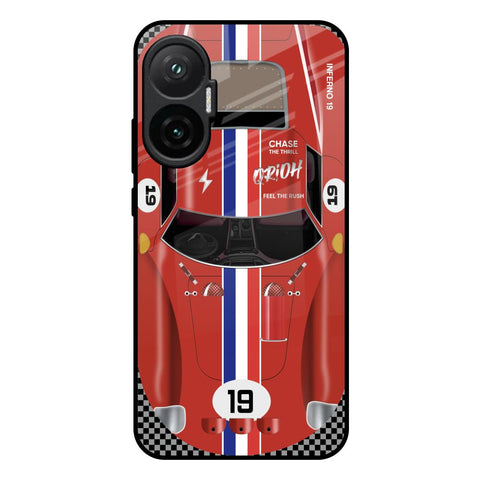 Racing Vintage Poco F7 5G Glass Back Cover Online