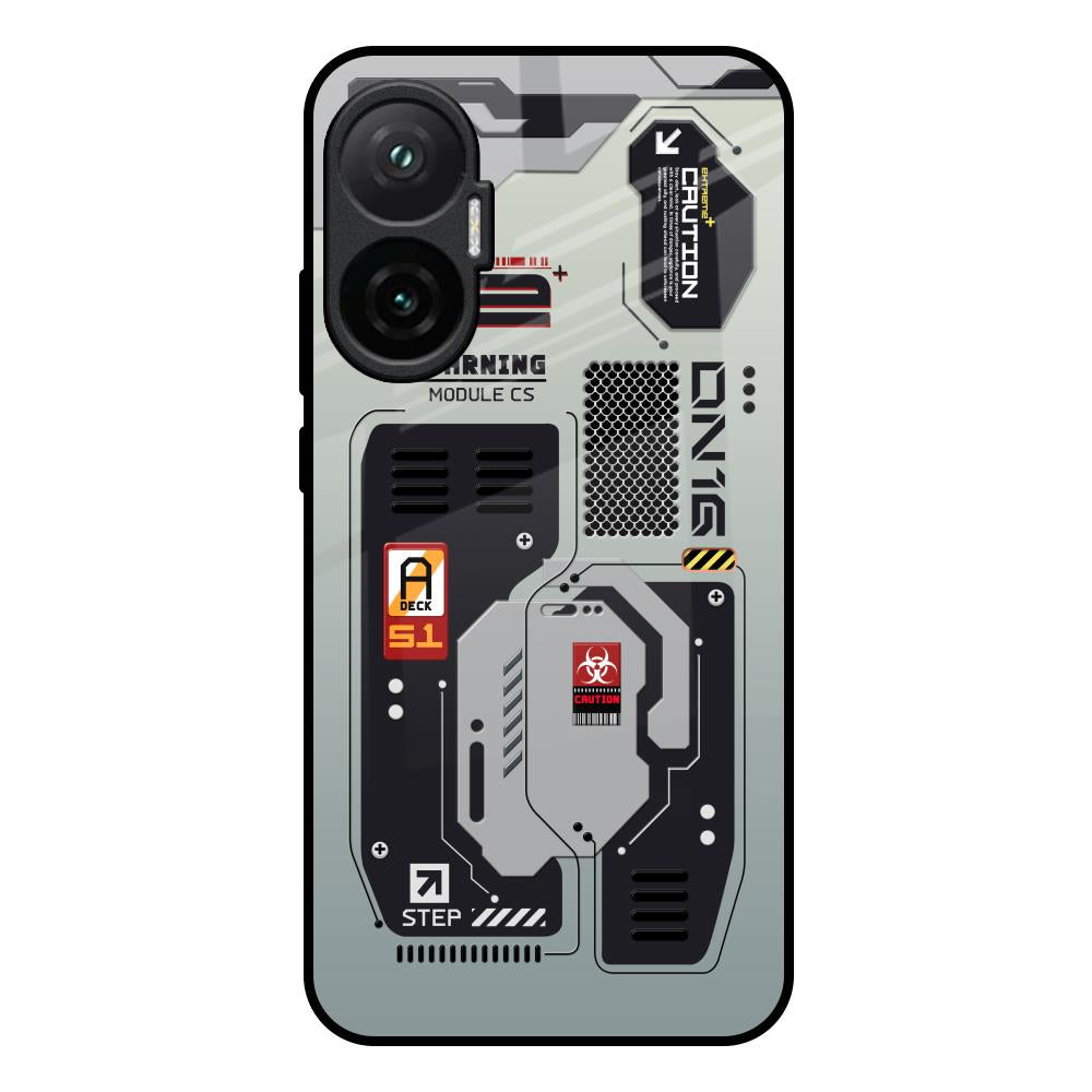 Techno Vibes Poco F7 5G Glass Back Cover Online