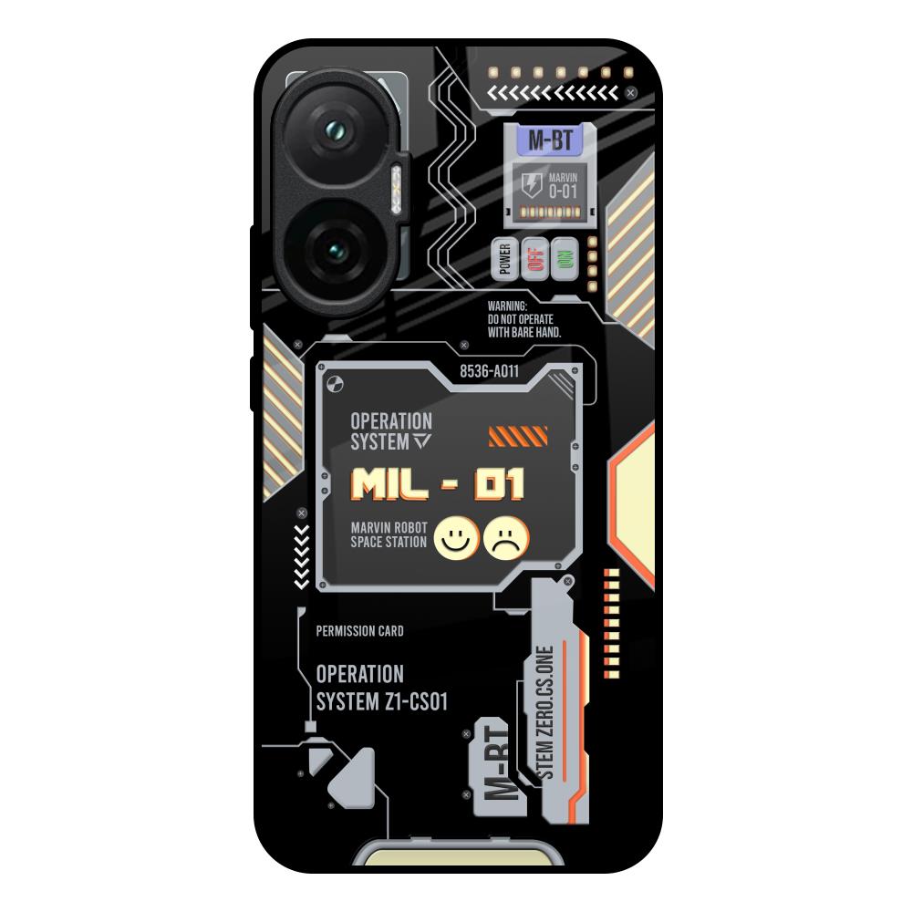 Exposed Parts Poco F7 5G Glass Back Cover Online