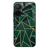 Abstract Green Poco F7 5G Glass Back Cover Online