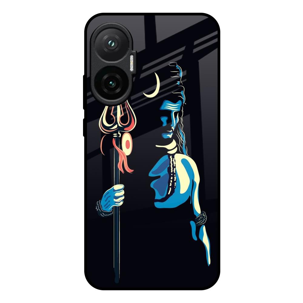 Mahakal Poco F7 5G Glass Back Cover Online