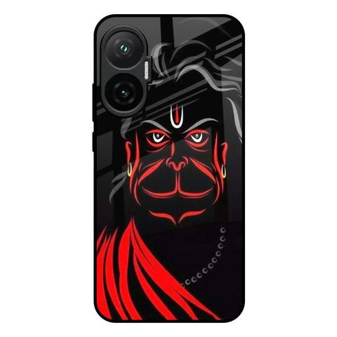 Lord Hanuman Poco F7 5G Glass Back Cover Online