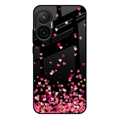 Heart Rain Fall Poco F7 5G Glass Back Cover Online