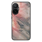 Pink And Grey Marble Poco F7 5G Glass Back Cover Online