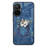 Kitty In Pocket Poco F7 5G Glass Back Cover Online