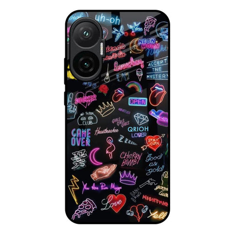 Accept The Mystery Poco F7 5G Glass Back Cover Online
