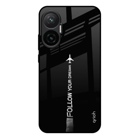 Follow Your Dreams Poco F7 5G Glass Back Cover Online