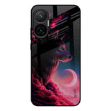 Moon Wolf Poco F7 5G Glass Back Cover Online