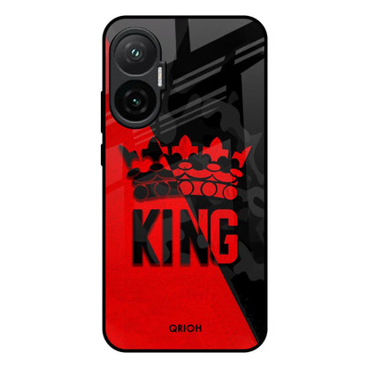 I Am A King Poco F7 5G Glass Back Cover Online
