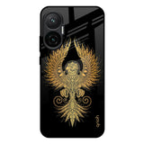 Mythical Phoenix Art Poco F7 5G Glass Back Cover Online