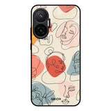 Abstract Faces Poco F7 5G Glass Back Cover Online