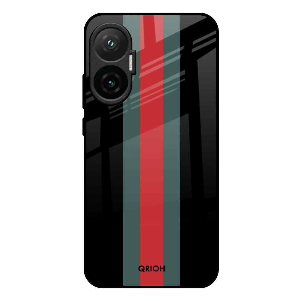 Vertical Stripes Poco F7 5G Glass Back Cover Online