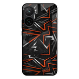 Vector Art Poco F7 5G Glass Back Cover Online