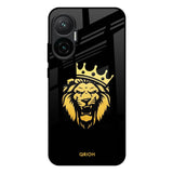 Lion The King Poco F7 5G Glass Back Cover Online