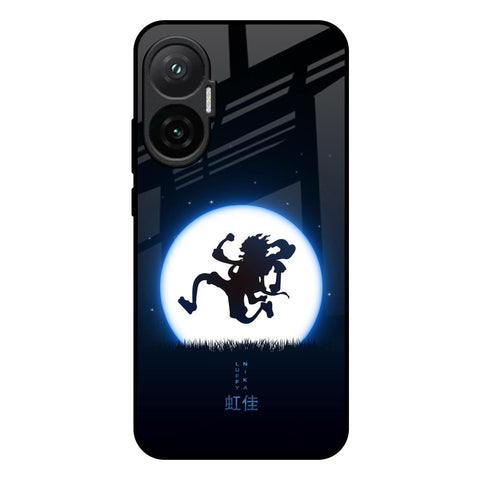 Luffy Nika Poco F7 5G Glass Back Cover Online