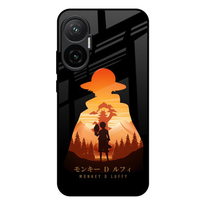 Luffy One Piece Poco F7 5G Glass Back Cover Online