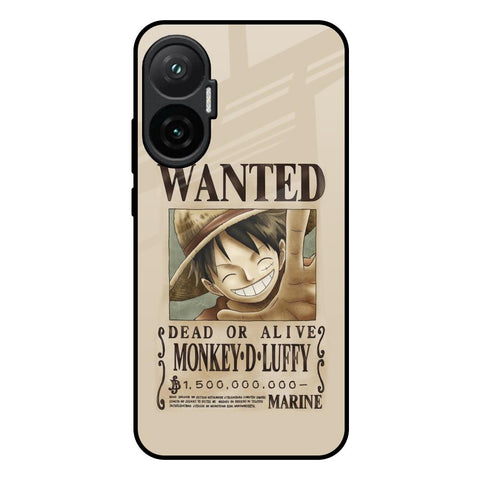 Luffy Wanted Poco F7 5G Glass Back Cover Online