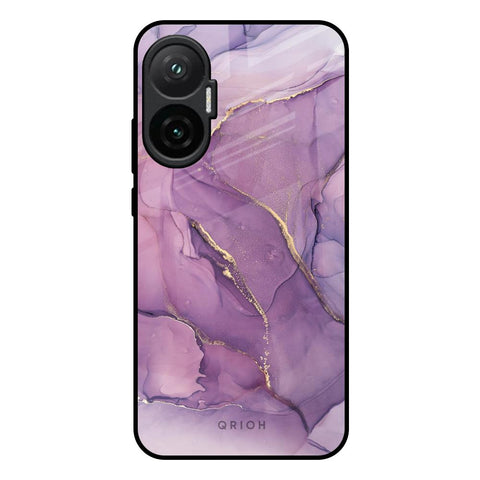 Purple Gold Marble Poco F7 5G Glass Back Cover Online