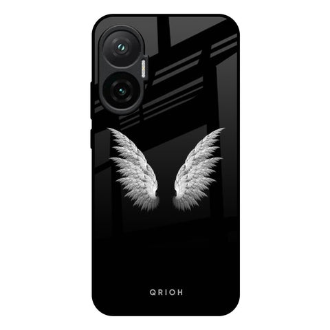 White Angel Wings Poco F7 5G Glass Back Cover Online
