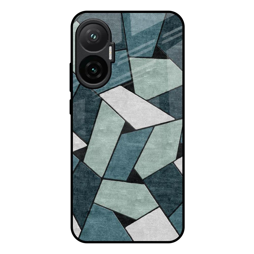 Abstact Tiles Poco F7 5G Glass Back Cover Online