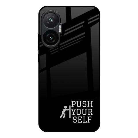 Push Your Self Poco F7 5G Glass Back Cover Online
