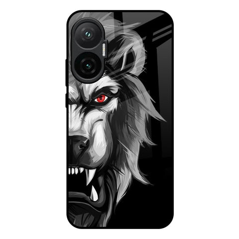 Wild Lion Poco F7 5G Glass Back Cover Online
