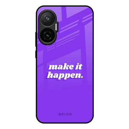 Make it Happen Poco F7 5G Glass Back Cover Online