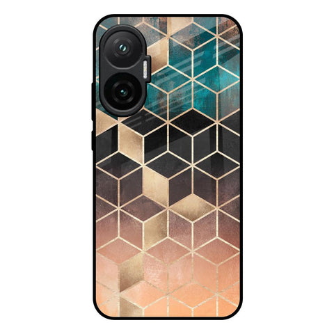 Bronze Texture Poco F7 5G Glass Back Cover Online