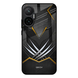 Black Warrior Poco F7 5G Glass Back Cover Online