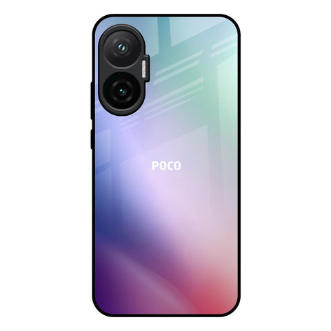 Abstract Holographic Poco F7 5G Glass Back Cover Online