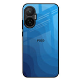 Blue Wave Abstract Poco F7 5G Glass Back Cover Online