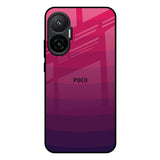 Wavy Pink Pattern Poco F7 5G Glass Back Cover Online